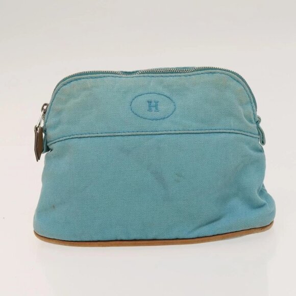 HERMES Bolide Pouch Canvas 6Set Orange Brown Red - Picture 10 of 15